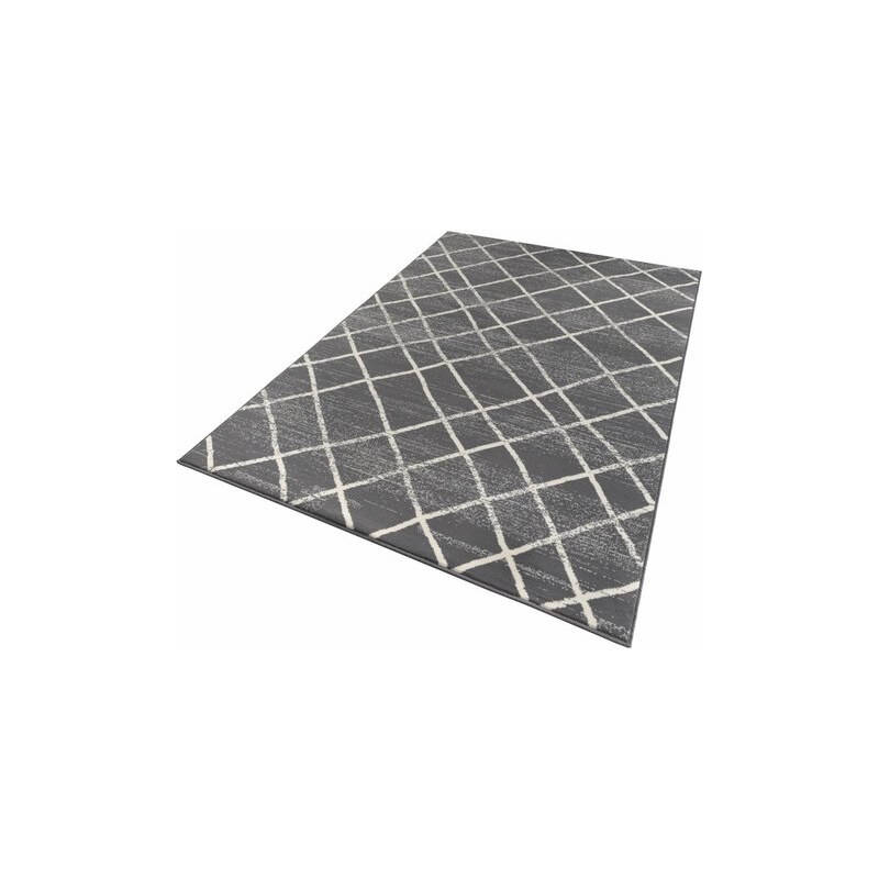 Teppich Zala Living Rhombe gewebt ZALA LIVING grau 2 (B/L: 70x140 cm),3 (B/L: 140x200 cm),4 (B/L: 160x230 cm),6 (B/L: 200x290 cm)