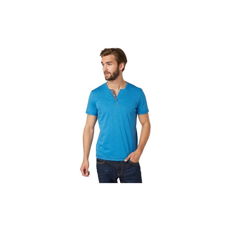 T-Shirt serafino Tom Tailor blau L,M,S,XL,XXL,XXXL