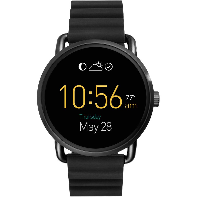 Fossil Q Damen-Smartwatch Wander Touchscreen Schwarz FTW2103