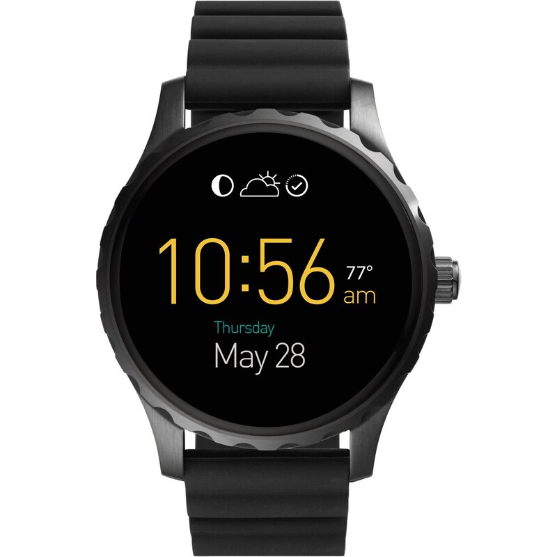 Fossil Q Smartwatch Marshal Touchscreen Schwarz FTW2107