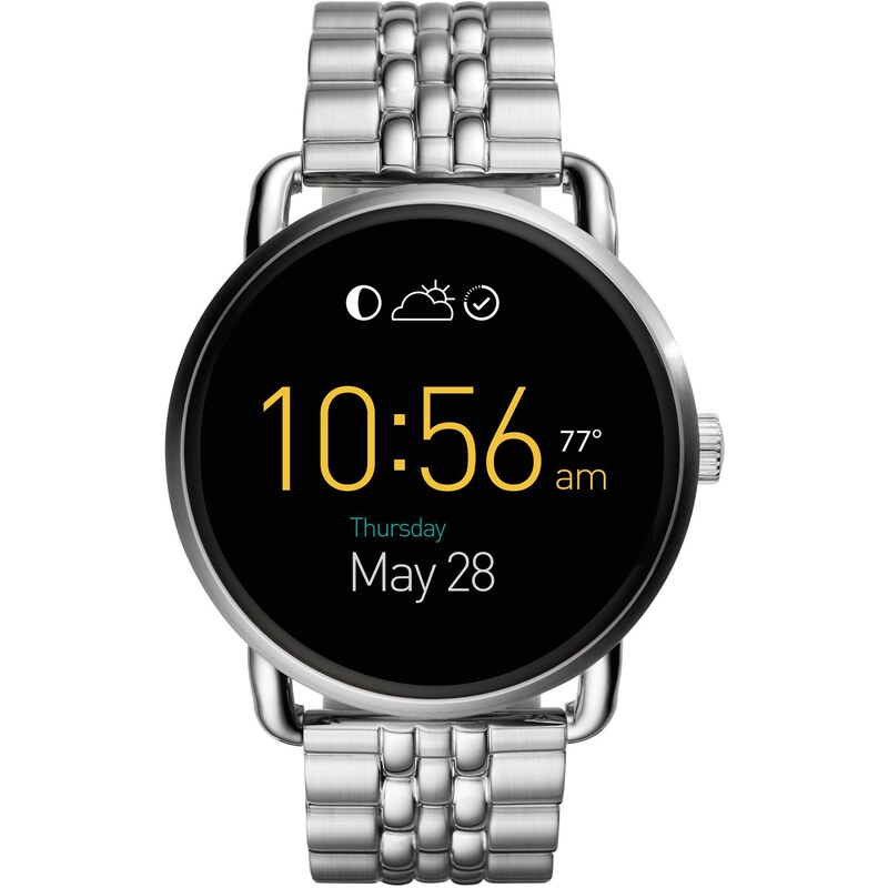 Fossil Q Damen-Smartwatch Wander Touchscreen Stahl FTW2111