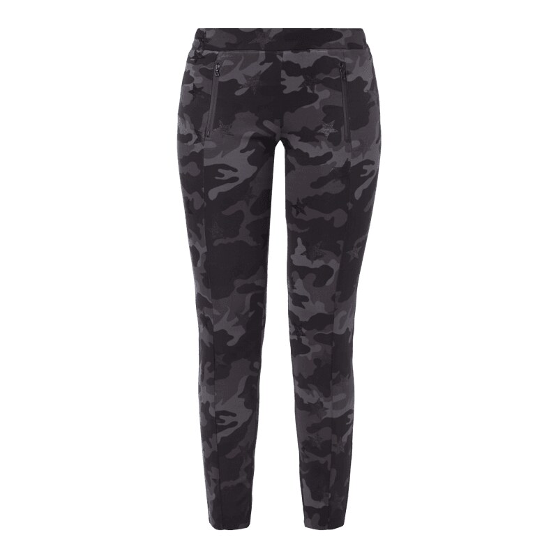 Cambio Leggings mit Camouflage-Muster