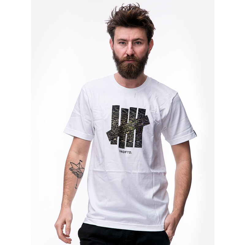 Undefeated Static Strike Tee White