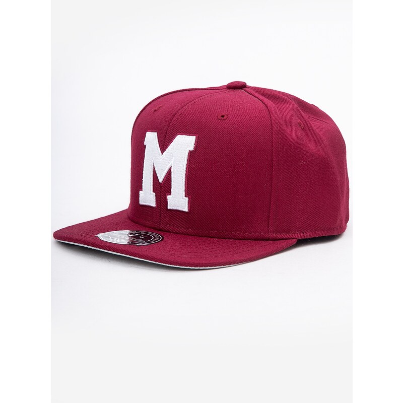 Mitchell & Ness Montreal Maroons NHL Solid Basic High Crown Fitted Burgundy