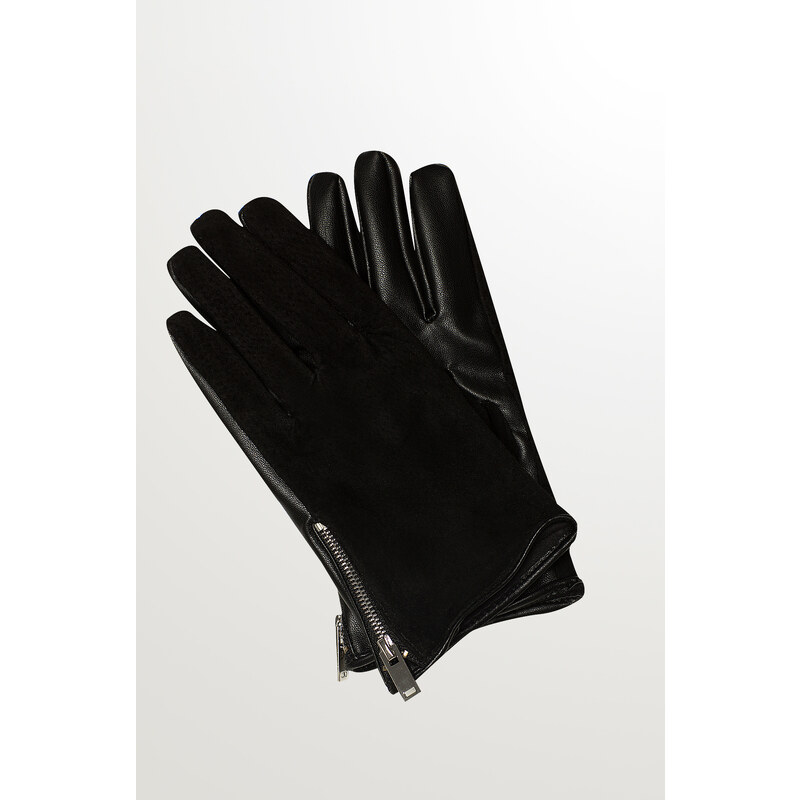 Orsay Handschuhe in Lederoptik mit Details