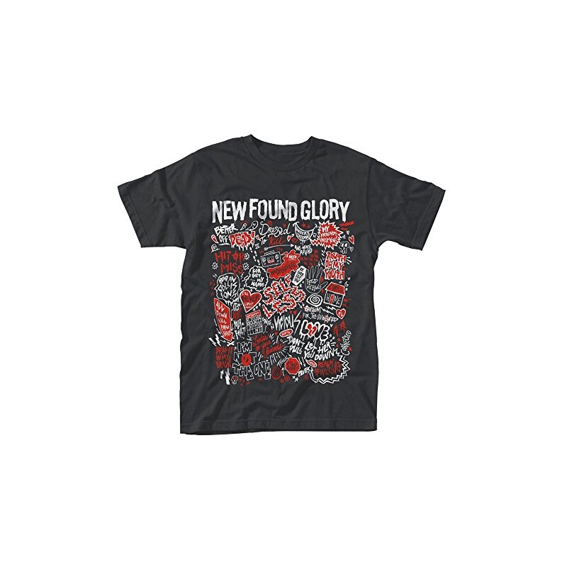 Plastichead Herren T-Shirt New Found Glory Hits