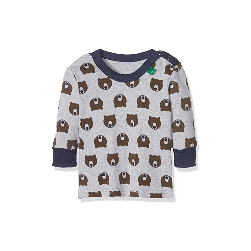 Fred's World by Green Cotton Baby-Jungen Langarmshirts Bear T Baby