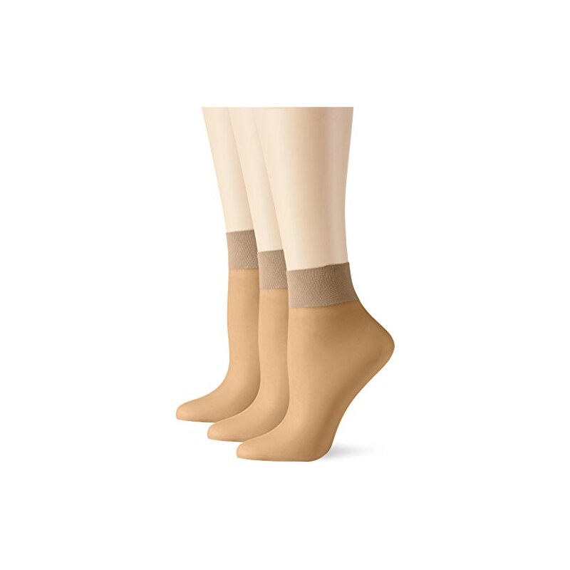 ELBEO Damen Socken As Seidenmatt 3er Pack, 20 DEN, 3er Pack