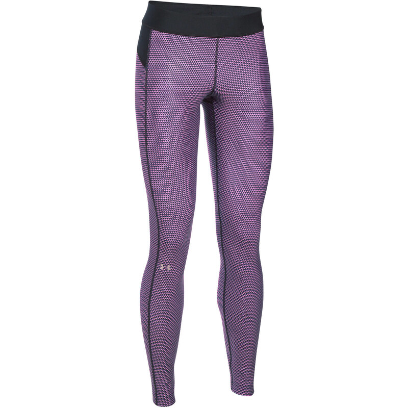 Under Armour: Damen Trainingstights / Fitnesshose Printed Leggings UA HeatGear Armour, lila, verfügbar in Größe S