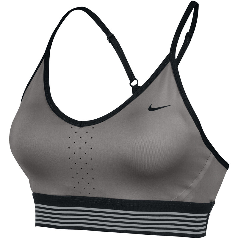 Nike Damen Sport-BH / Bustier PRO INDY COOL, grau, verfügbar in Größe S