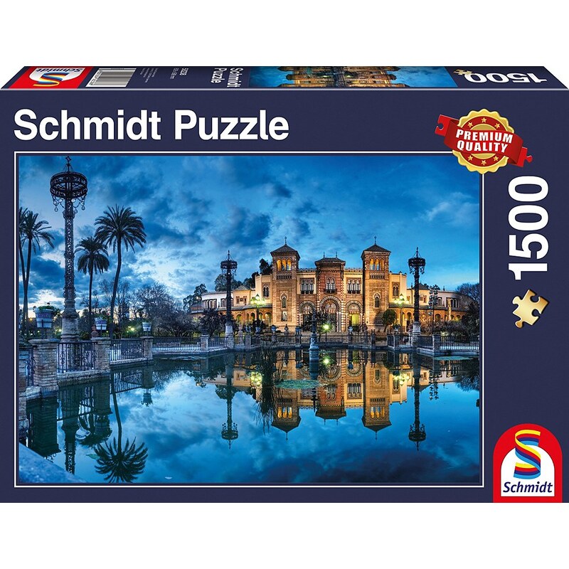 Schmidt Spiele Puzzle mit 1500 Teilen, »Mudejar Pavilion, Sevilla«