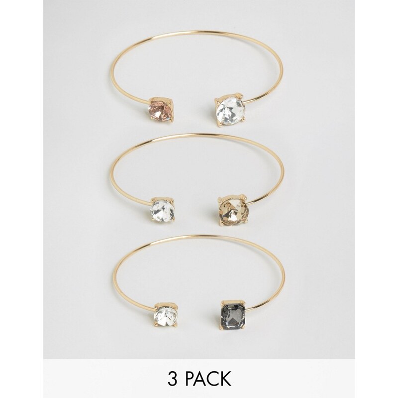 Cara Jewellery Cara NY - Armbänder im 3-Pack - Gold
