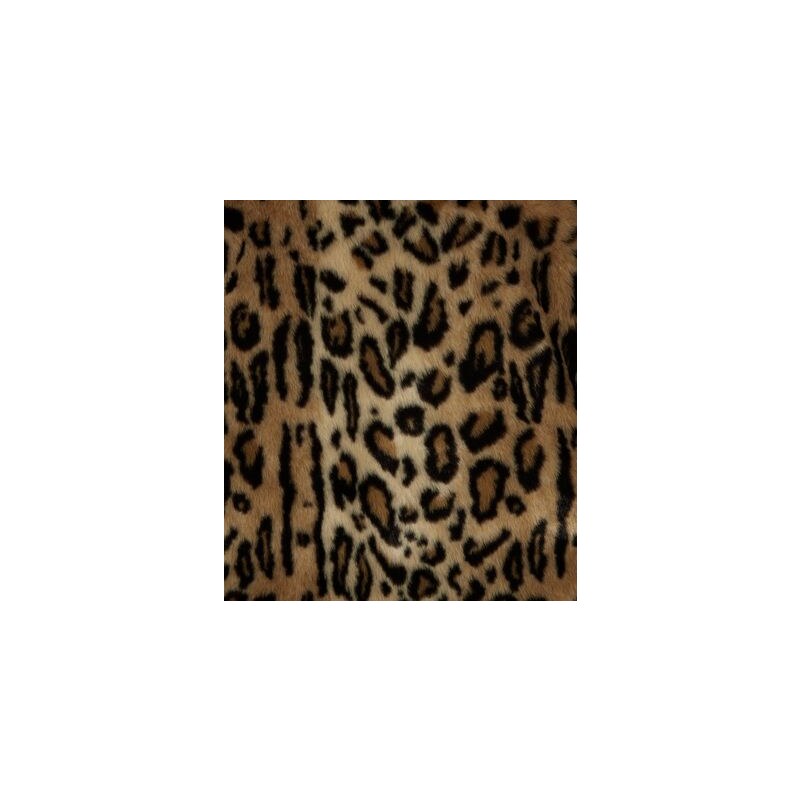 New Look Brauner Kunstpelzmantel mit Leopardenmuster
