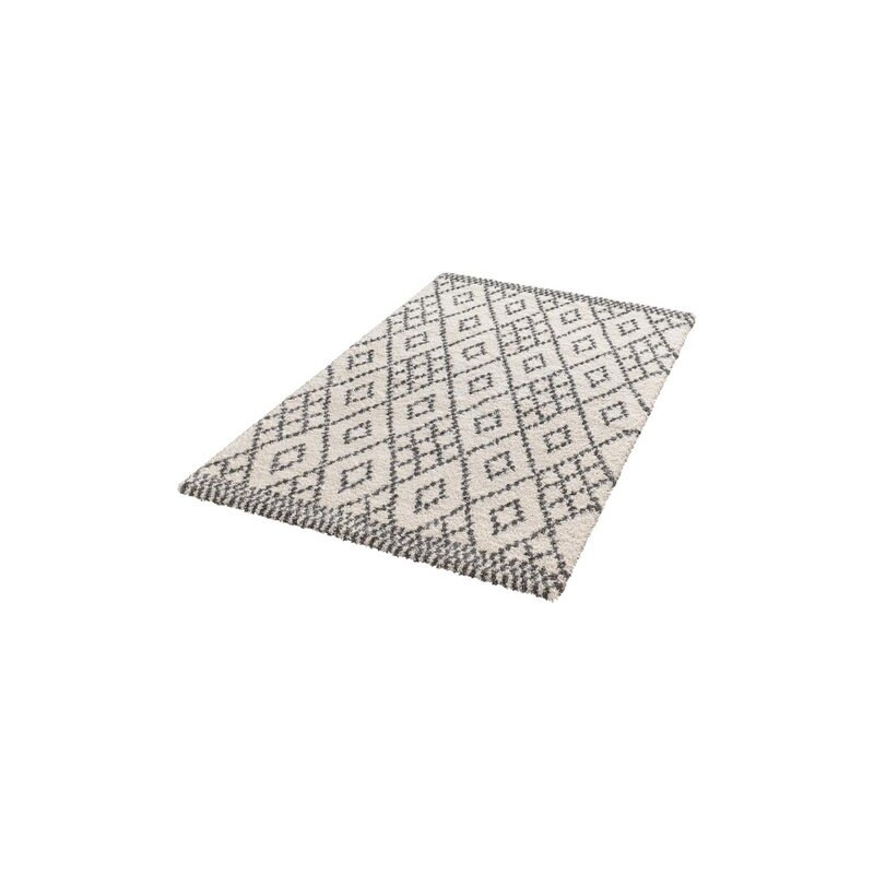 Hochflor-Teppich Mint Rugs Chess Höhe 35 mm gewebt MINT RUGS natur 2 (B/L: 80x150 cm),3 (B/L: 120x170 cm),4 (B/L: 160x230 cm),6 (B/L: 200x290 cm)