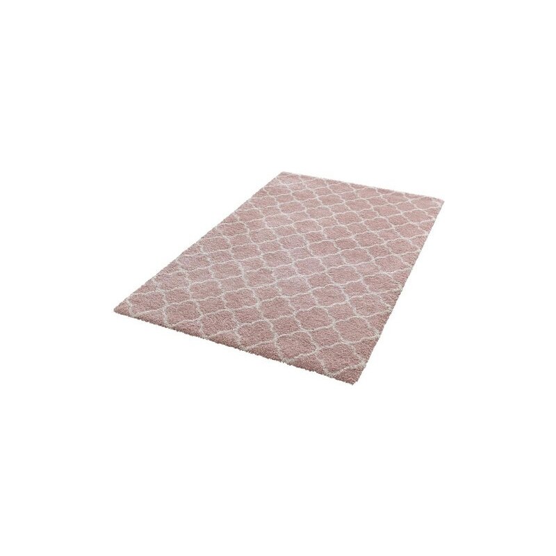 Hochflor-Teppich Mint Rugs Luna Höhe 35 mm gewebt MINT RUGS rosa 2 (B/L: 80x150 cm),3 (B/L: 120x170 cm),4 (B/L: 160x230 cm),6 (B/L: 200x290 cm)