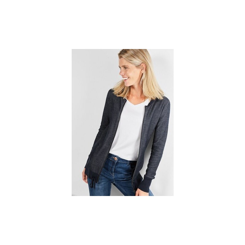 Damen CECIL Blouson Style Cardigan CECIL blau M (40),S (38),XL (44),XS (36)