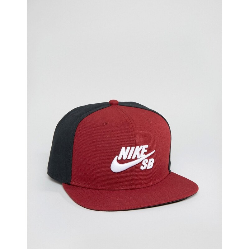 Nike SB - Icon Pro - Snapback-Kappe in Rot, 628683-678 - Rot
