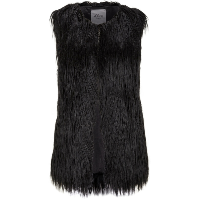 s.Oliver Premium Fake Fur-Longweste