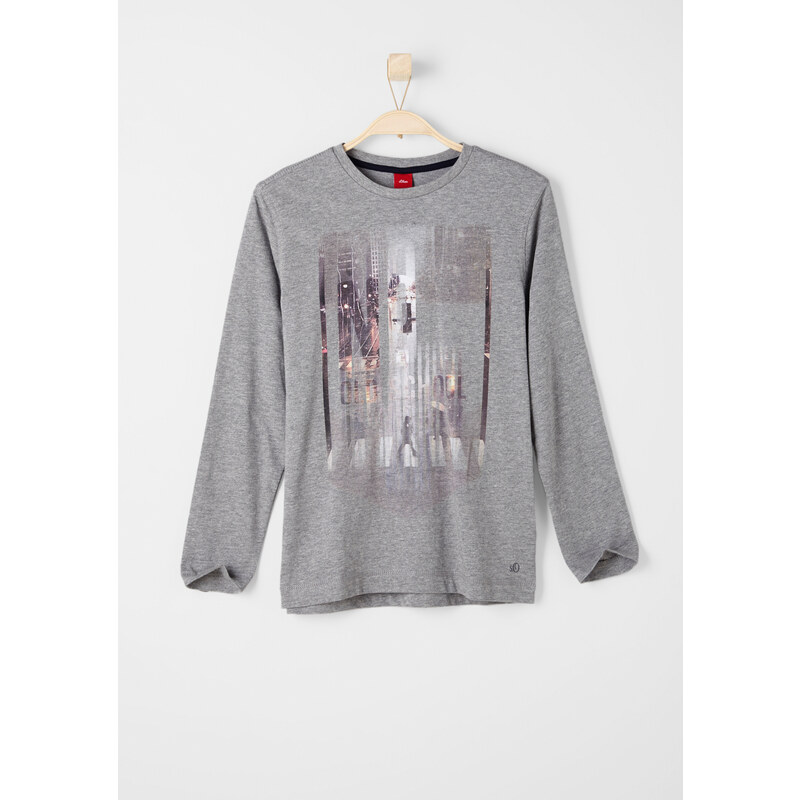 s.Oliver Longsleeve mit Print-Collage
