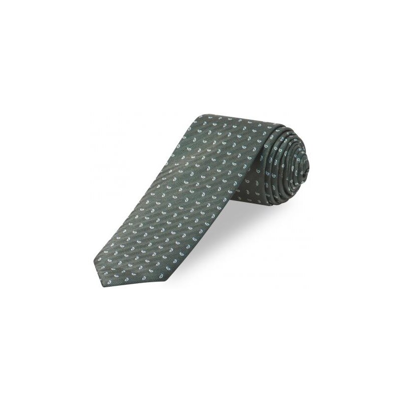 Paul R.Smith Herren Krawatte Breite 7 cm grün aus echter Seide