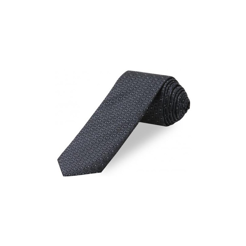 Paul R.Smith Herren Krawatte Breite 7 cm grau aus echter Seide