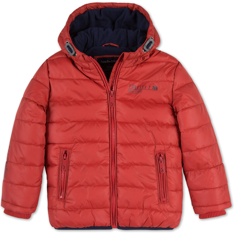 C&A Steppjacke mit Kapuze in Rot