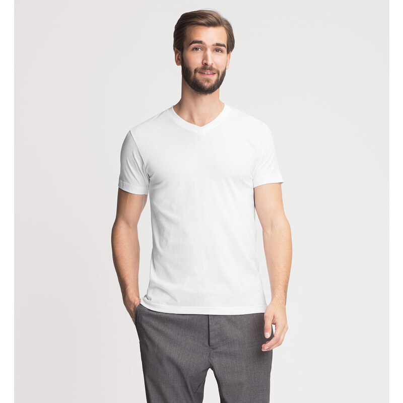 C&A T-Shirt ohne Seitennaht in weiß