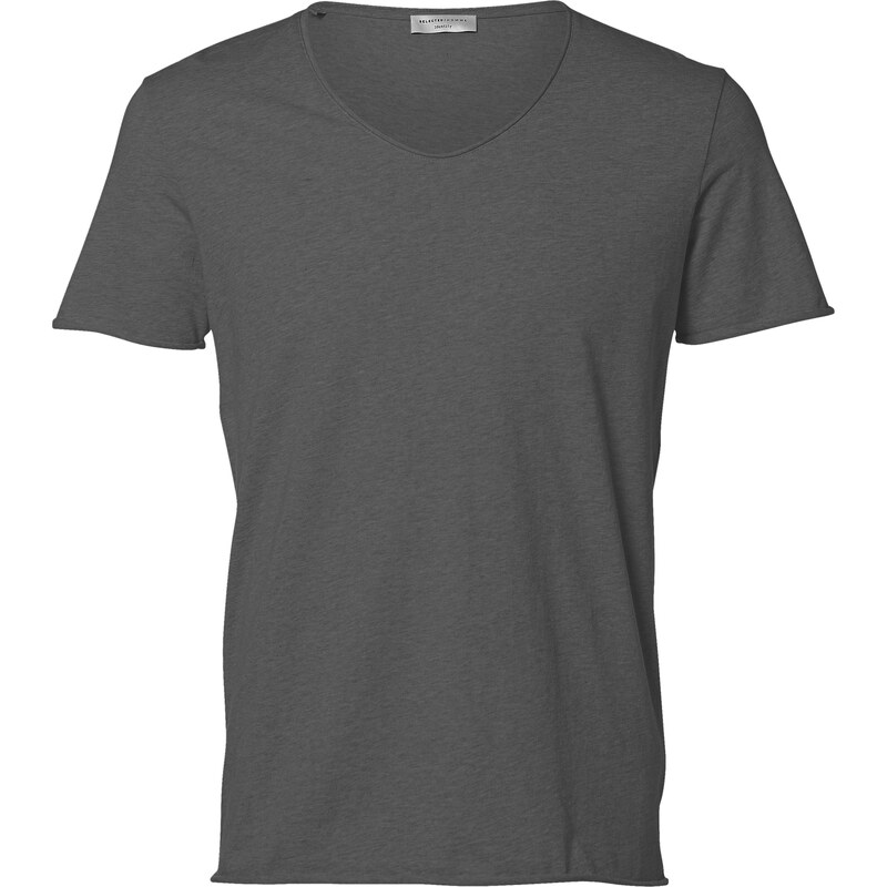 Selected SHDMerce O-Neck T-Shirt mdi grey mel