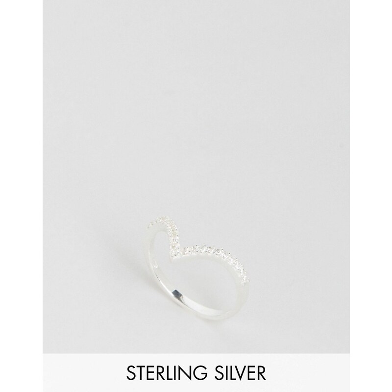 Kingsley Ryan - Ring aus Sterlingsilber mit Pfeildesign - Silber