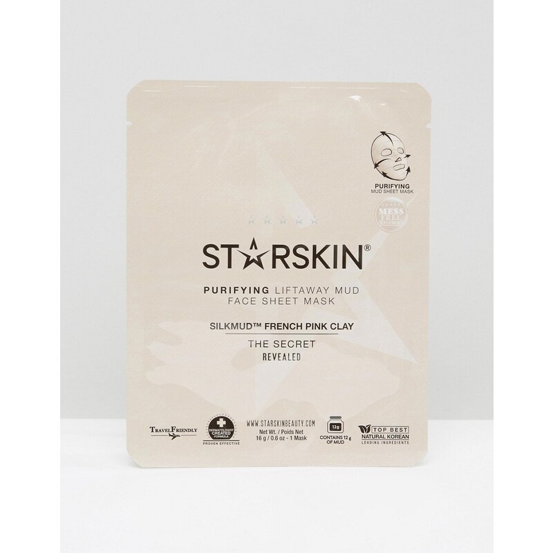 Starskin Silkmud - Gesichtsmaske mit französischem rosa Ton - Transparent