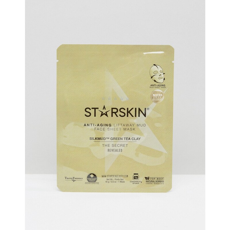 Starskin - Silkmud Green Tea Sheet - Gesichtsmaske - Transparent