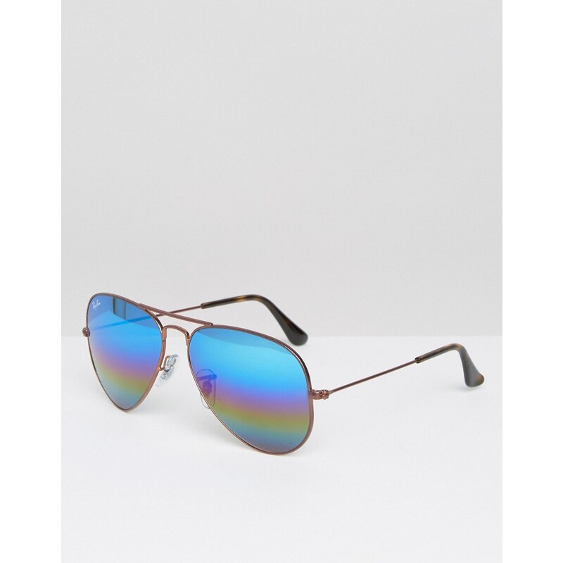 Ray-Ban - Pilotensonnenbrille mit Regenbogengläsern - Mehrfarbig