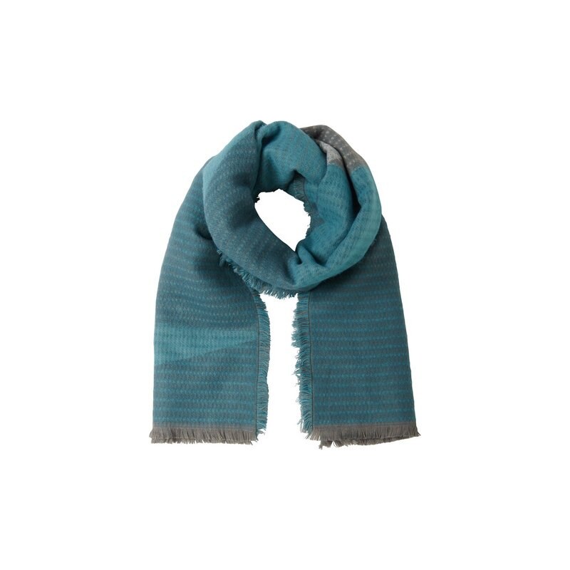 Tom Tailor Damen Schal colour block scarf blau OneSize