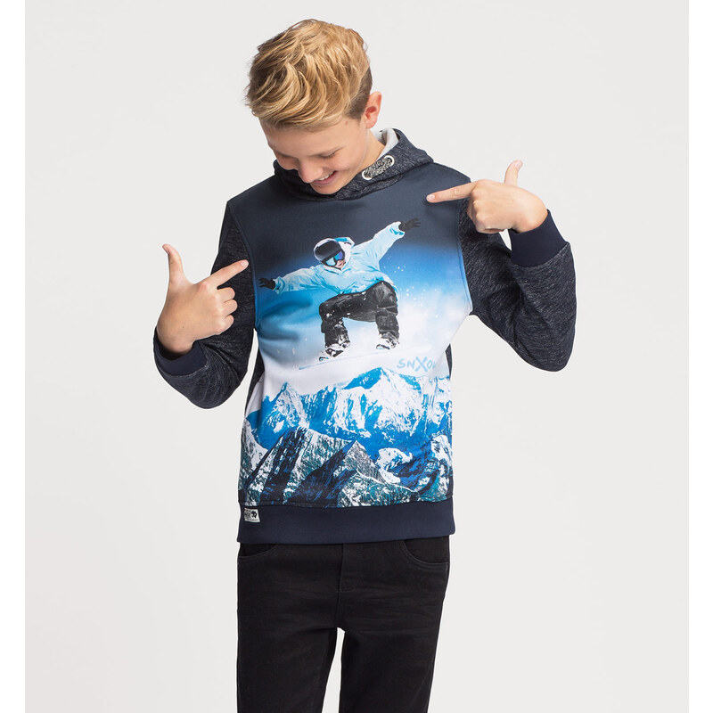 C&A Sweatshirt mit Kapuze in multicolour print