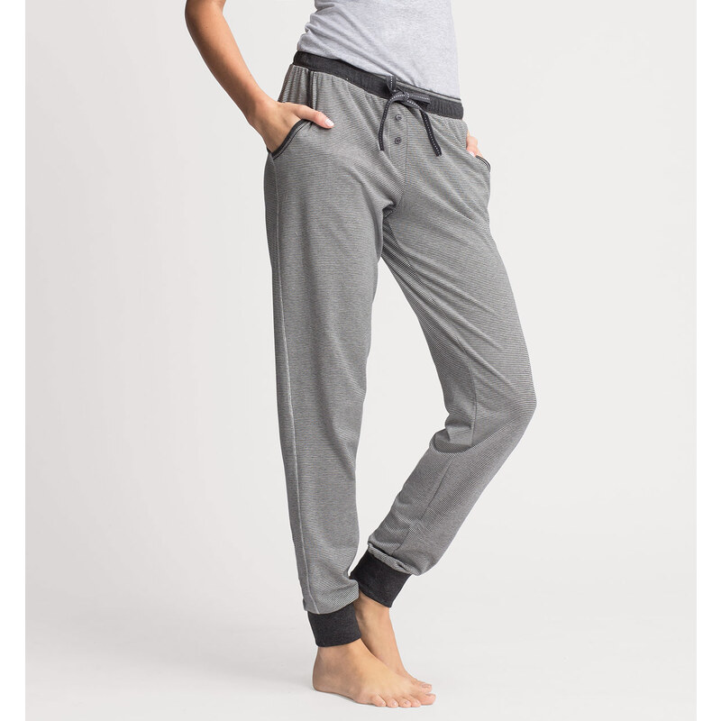 C&A Pyjamahose in Grau