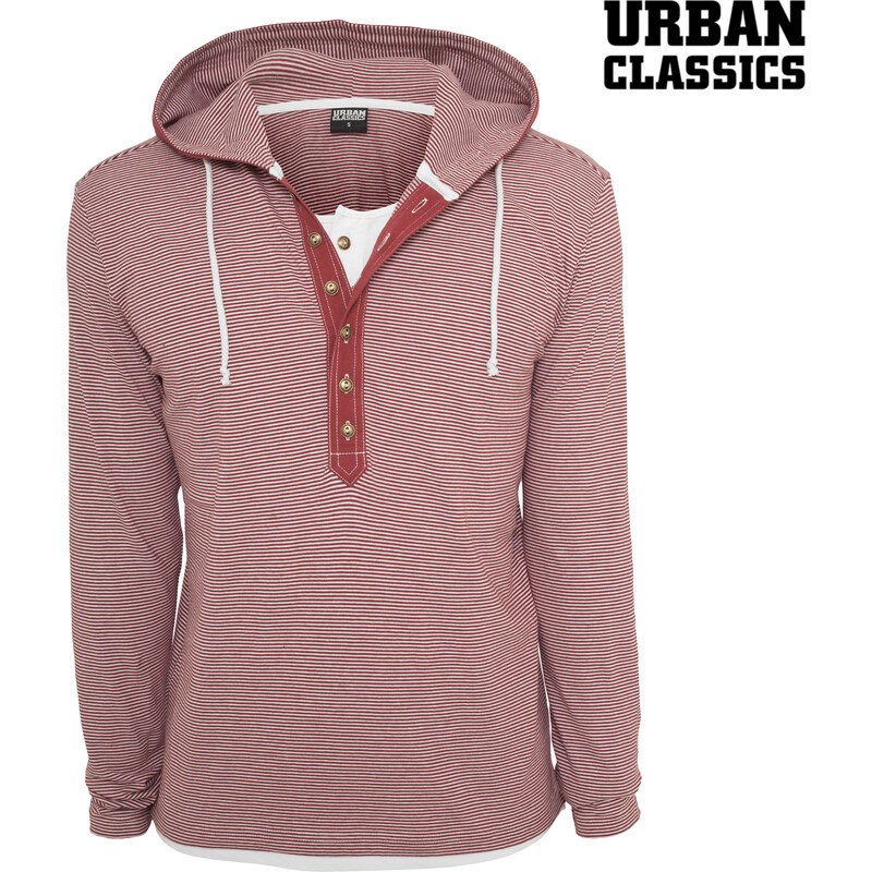Urban Classics Jersey-Langarmshirt im 2-in-1-Look - XXL