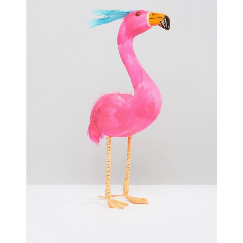 Paperchase - Weihnachtsdekoration mit Flamingodesign, 30 cm - Mehrfarbig