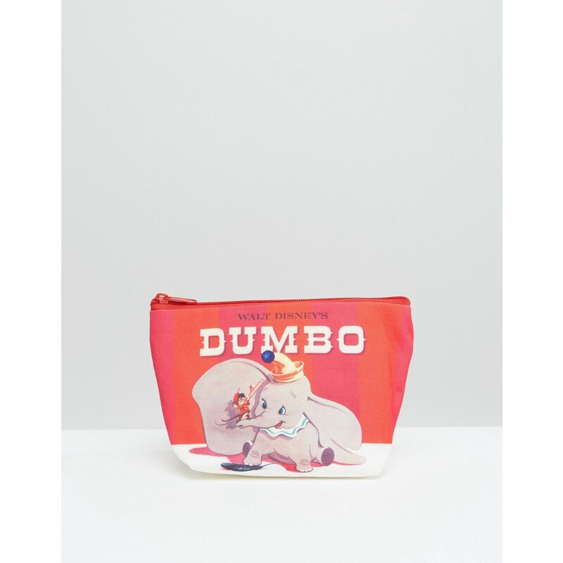 Beauty Extras Dumbo - Kosmetiktasche mit Retro-Print - Transparent