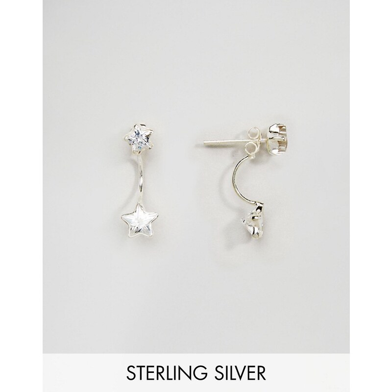 Kingsley Ryan - Ohrringe aus Sterlingsilber mit Sterndesign - Silber