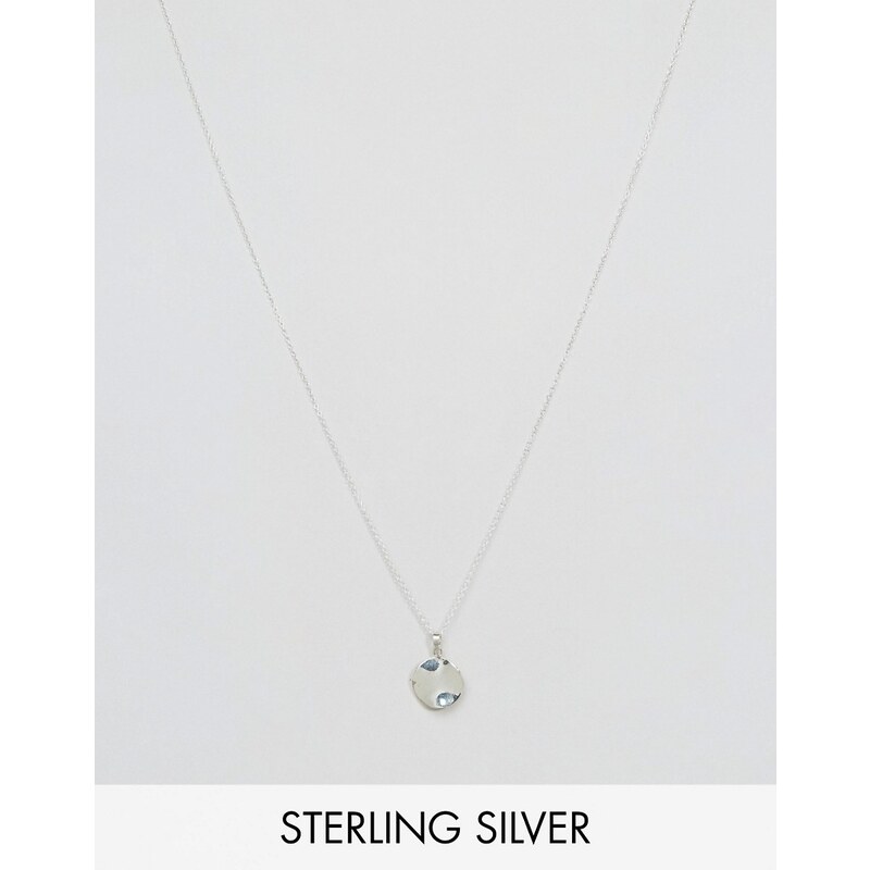 Kingsley Ryan - Halskette mit Scheibe aus Sterlingsilber - Silber