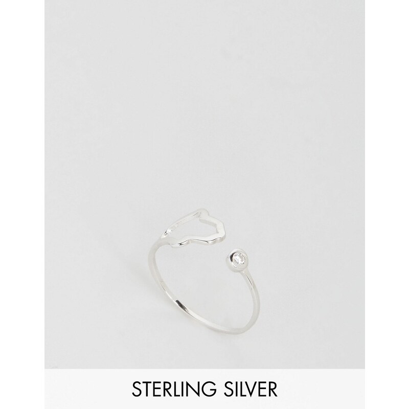 Kingsley Ryan - Ring aus Sterlingsilber mit Hamsa-Hand - Silber