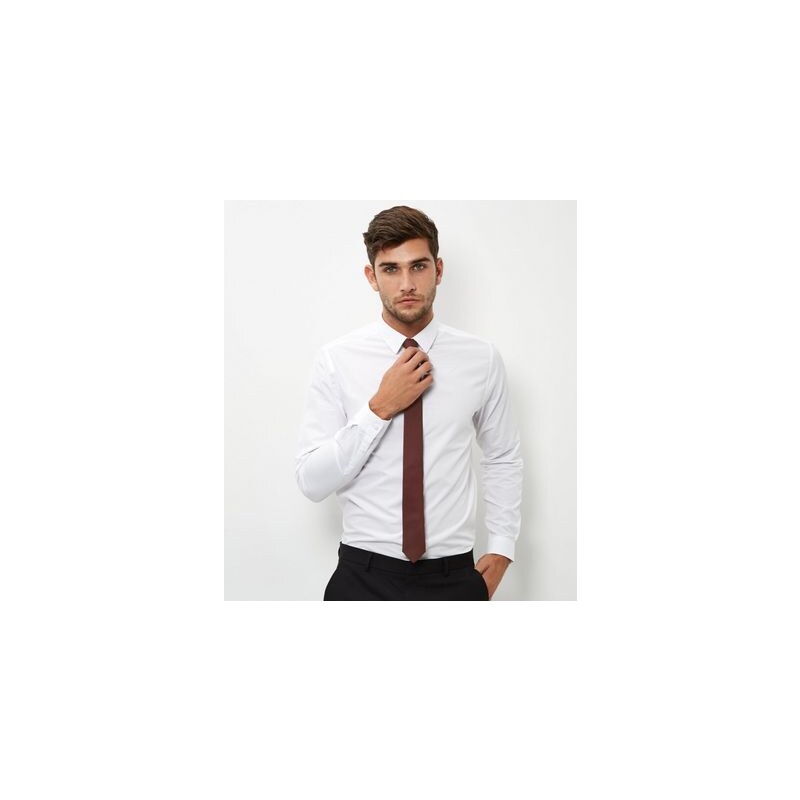New Look Weinrote Krawatte