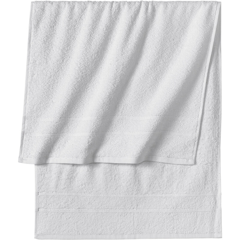 bpc living Handtuch New Uni in weiß von bonprix