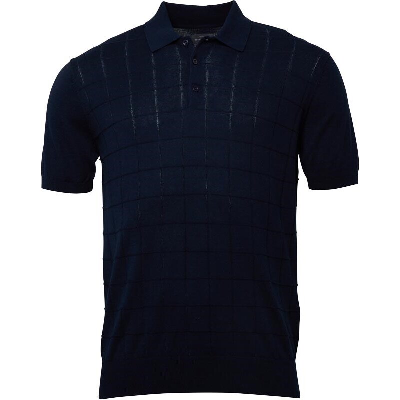 Peter Werth Mens Shaw Polo Navy