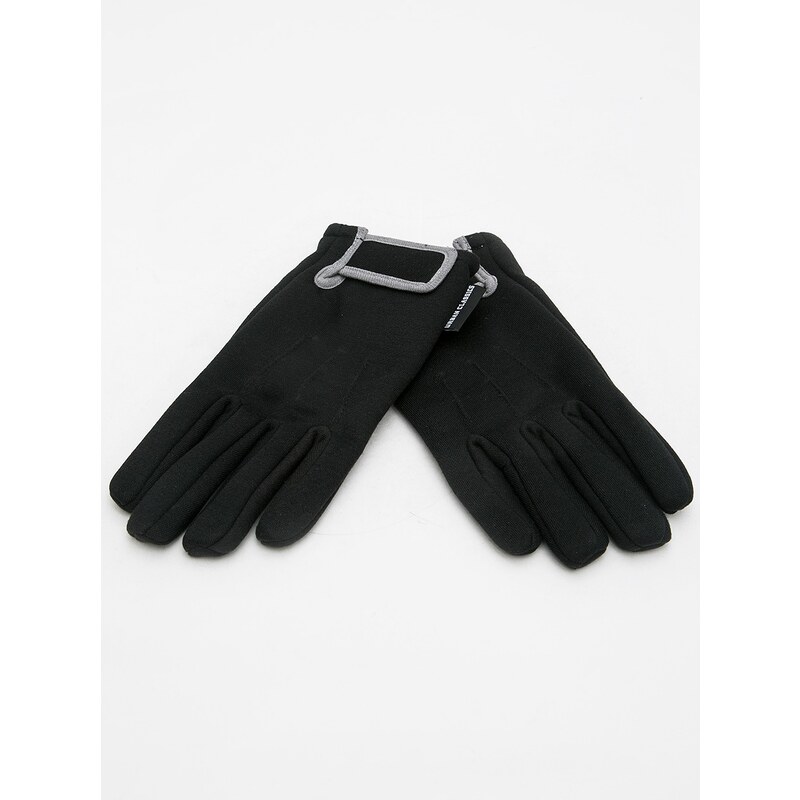 Urban Classics 2-tone Sweat Gloves Black Grey TB322