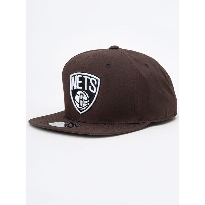 Mitchell & Ness Brooklyn Nets NBA All Purpose Camo High Crown Fitted Brown