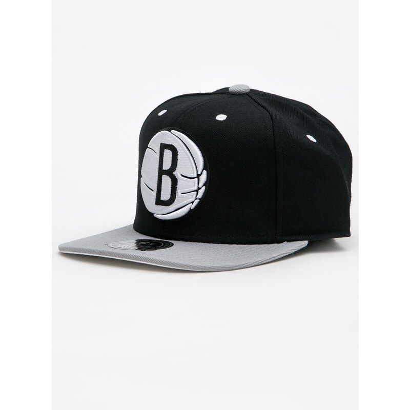 Mitchell & Ness Brooklyn Nets NBA 2 Tone High Crown Fitted Black
