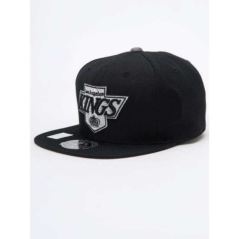Mitchell & Ness Los Angeles Kings NHL Metallic High Crown Fitted Black