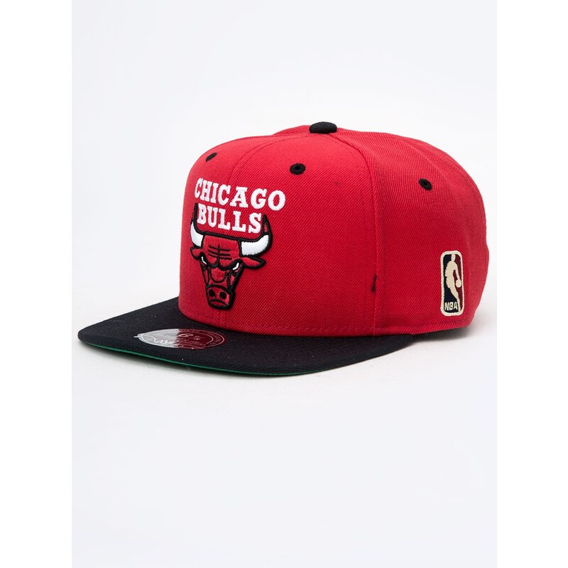 Mitchell & Ness Chicago Bulls NBA Name 2 Tone High Crown Fitted Red