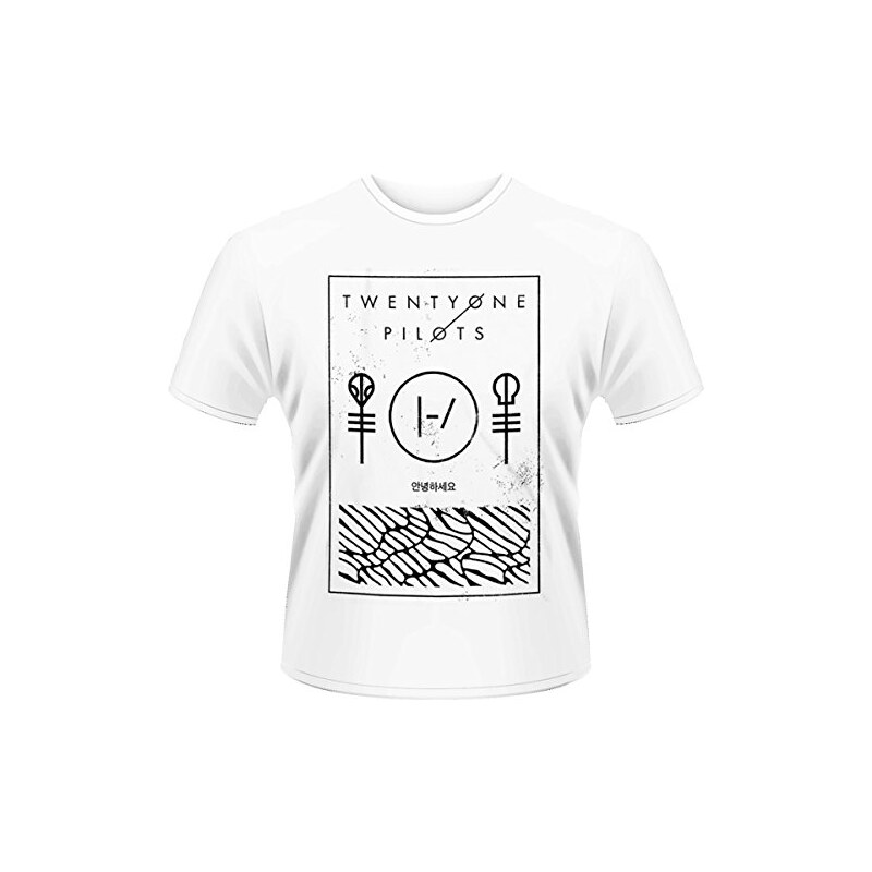 Plastichead Herren T-Shirt Twenty One Pilots Thin Line Box